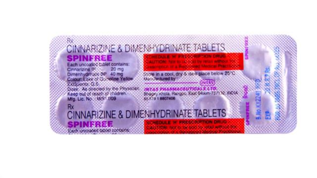 Cinnarizine And Dimenhydrinate Tablets Uses