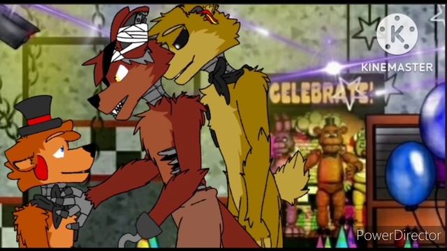 mangle x foxy плохая встречя фокси и мангл (анимация)+(?) #1