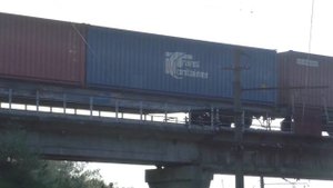 Электровоз ВЛ10У-450 с грузовым поездом, ст. Яганово, 20 сентября 2023 г.