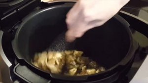 Вешенки с жареной картошкой в мультиварке Bork U800