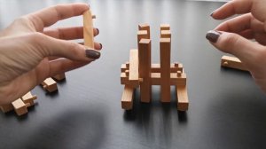 How to Solve 3D Wooden Slide Puzzle Box Brain Teaser