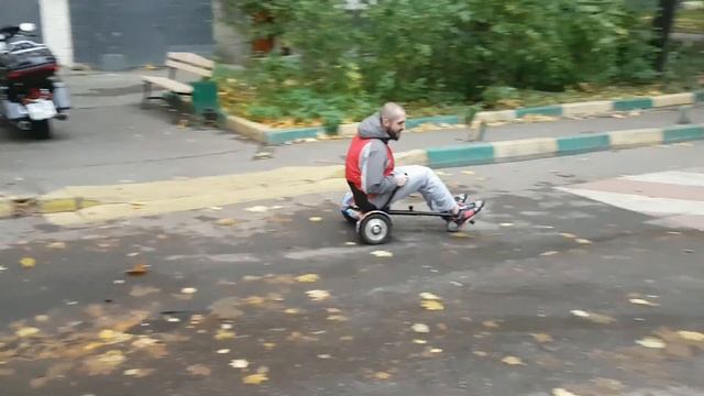 Ховеркарт для гироскутера, тележка для гироскутера смотреть онлайн