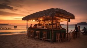 Sunset Vibes: Beach Bar Lounge with Chillout Music