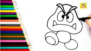 Как нарисовать Марио/Персонажи Марио/Просто рисовать#милыерисунки