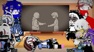 Past sans au react to Horror pt5!!!😚😭❤️✨Short😅