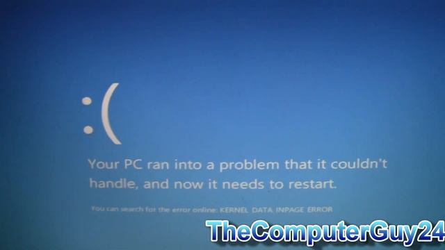 Windows 8 Stop Error Screen смотреть онлайн
