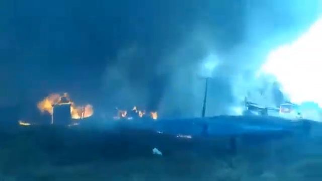 Пожар в Рыбном. 15.04.18 смотреть онлайн