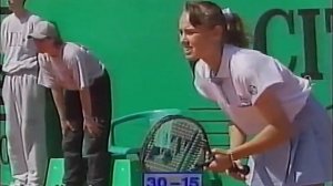 Martina Hingis vs Anke Huber 1995 Hamburg SF Highlights