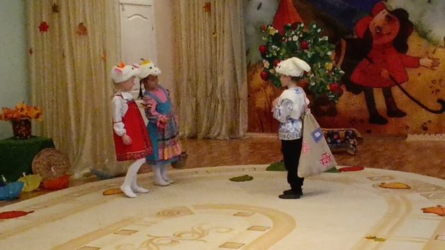 Осенний утренник в старшей группе. Сказка Мешок яблок смотреть онлайн