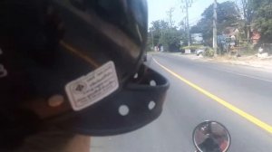 Обучение езде на байке на острове Самуи. Езда по серпантину Ламаи - Чавенг