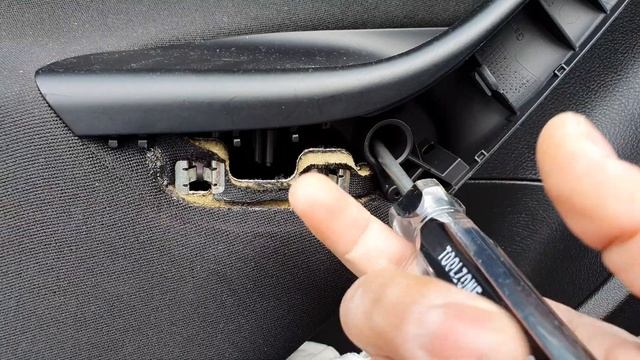 Vw passat b6 how to remove rear door card