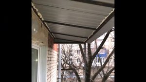 Расширение балкона