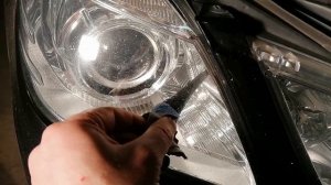 MB W212 Убираем нагар в фарах / MB W212 Headlights cleaning / MB W212 Autoscheinwerfer reinigen