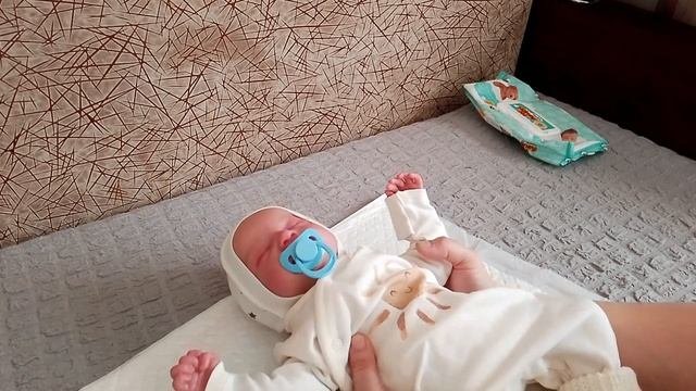 утро с реборном/ сашенька заболела/