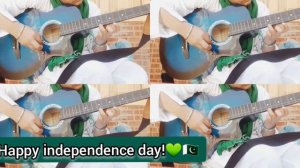 Pakistani National Anthem On Guitar Tabs💚🇵🇰 #guitartabs #singlestring