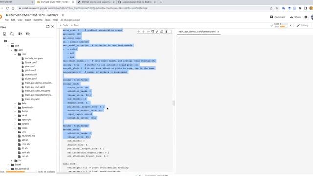Fall2022-SpeechRecognition&Understanding (Lecture6 - ESPnet tutorial1 (Recipe)) смотреть онлайн