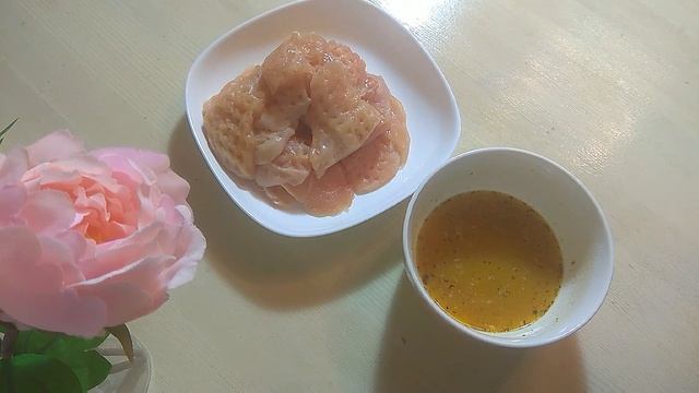 Куриные отбивные в апельсиново-яичном кляре