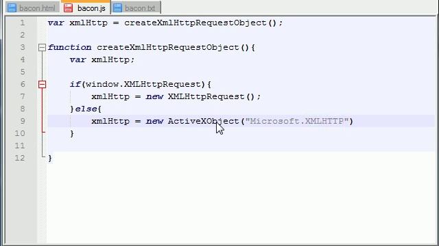 AJAX Tutorial - 22 - Creating XMLHttpRequest Objects Correctly
