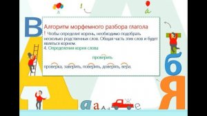 Урок на тему: разбор глагола по составу