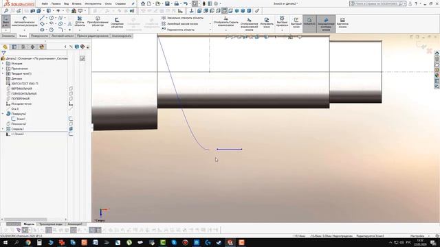102 урок SOLIDWORKS шнек от мясорубки