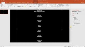 How to make CREDIT TITLES like Hollywood movies in PowerPoint 2016 - #QuickTip02