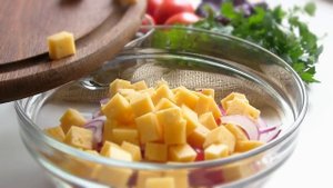 Легкий салат "ГАРМОНИЯ" без майонеза/Простой и быстрый рецепт