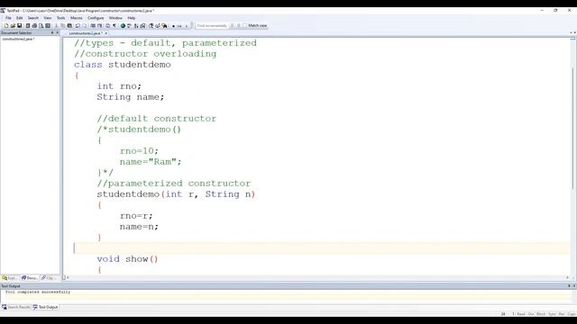 Constructor | Types of Constructors | Constructor Overloading | Java Tutorial for Beginners