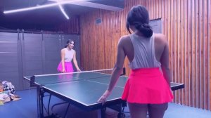 Кэрри против Элли - Настольный теннис - Часть 2