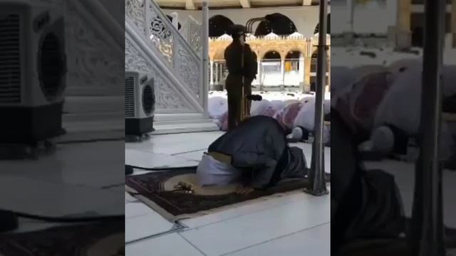 Место имама в мечети аль-Харам Мекка, очень близко. Sheikh Mahir Al Mua'qly ❤️ The Khateeb & Imam