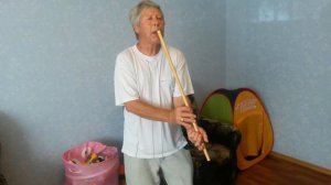 Татарская Каргала. Шафкат Бакиров. Игра на курае