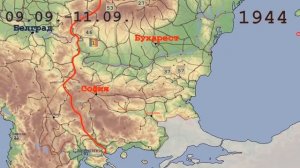 Великая Отечественная, 1944-45 Гг. На Карте