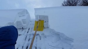 ?Очистка крыши от снега?.Хороший способ! часть 4