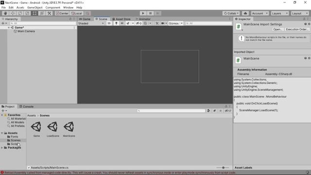 Как сделать смену сцен и загрузочный экран | Unity, C# смотреть онлайн