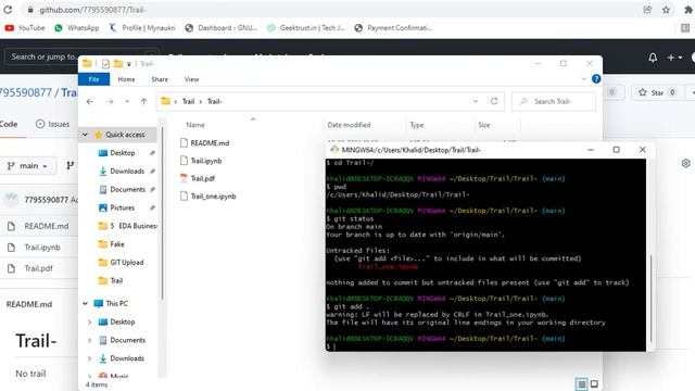 How to upload/Push file using code in GITHub смотреть онлайн