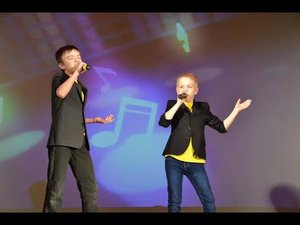 Иван Шевчук и Илья Ойцюсь – «Чистый голос» школы № 1 имени Ярослава Василенко (Пурпе)