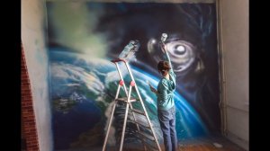 Космонавт in da космос timelapse