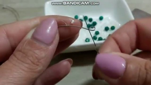 Earrings. Серьги-кольца на мемори проволоке. Мастер-класс.