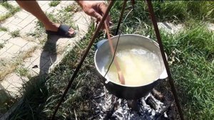Готовим кулеш или полевой суп. Кулеш на костре. Рецепт.