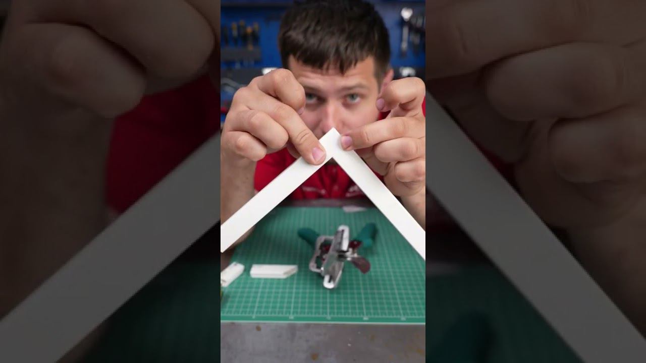 Я тот кабель канал под углом #инструмент #электрика #diy #ремонт #стройка #дача
