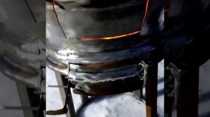 как я печь под казан сварил.