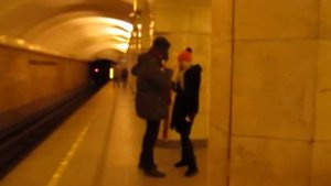 Новый год в метро Санкт-Петербурга