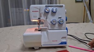 Ролевый шов на оверлоке,Как настроить ролевый шов,Janome 205(T-34), Family 244,Шить Легко и Просто