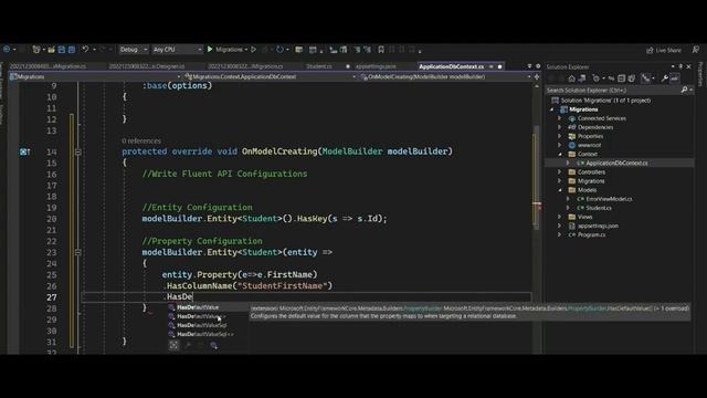 How to Use Fluent API in ASP NET CORE 6 0. Using Fluent API in Entity Framework Core 6.0 смотреть онлайн