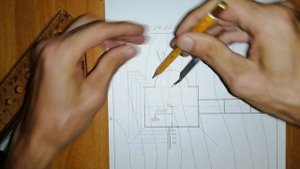 Строительная графика. 12 урок. Построение откосов выемок земляного сооружения