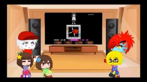 Undertale react to Bad Time Trio Hard Mode