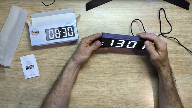 Обзор и распаковка настольных электронных часов с 2 будильниками и термометром с Aliexpress из Кита смотреть онлайн