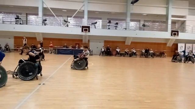 Регби на колясках. С-петербург - Крым. 1-й тайм. 26.10.2023 смотреть онлайн