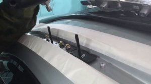 Монтаж продольных рейлингов на крышу Ниссан X Trail в кузове Т32