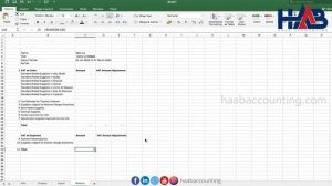 How to make UAE VAT Return format in MS Excel | Calculate VAT in Excel