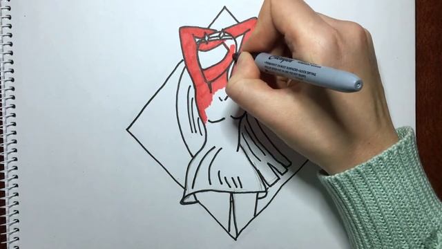Как нарисовать девушку Амонг Ас / How to draw girl AMONG US / Phao - 2 Phut Hon + AMONG US